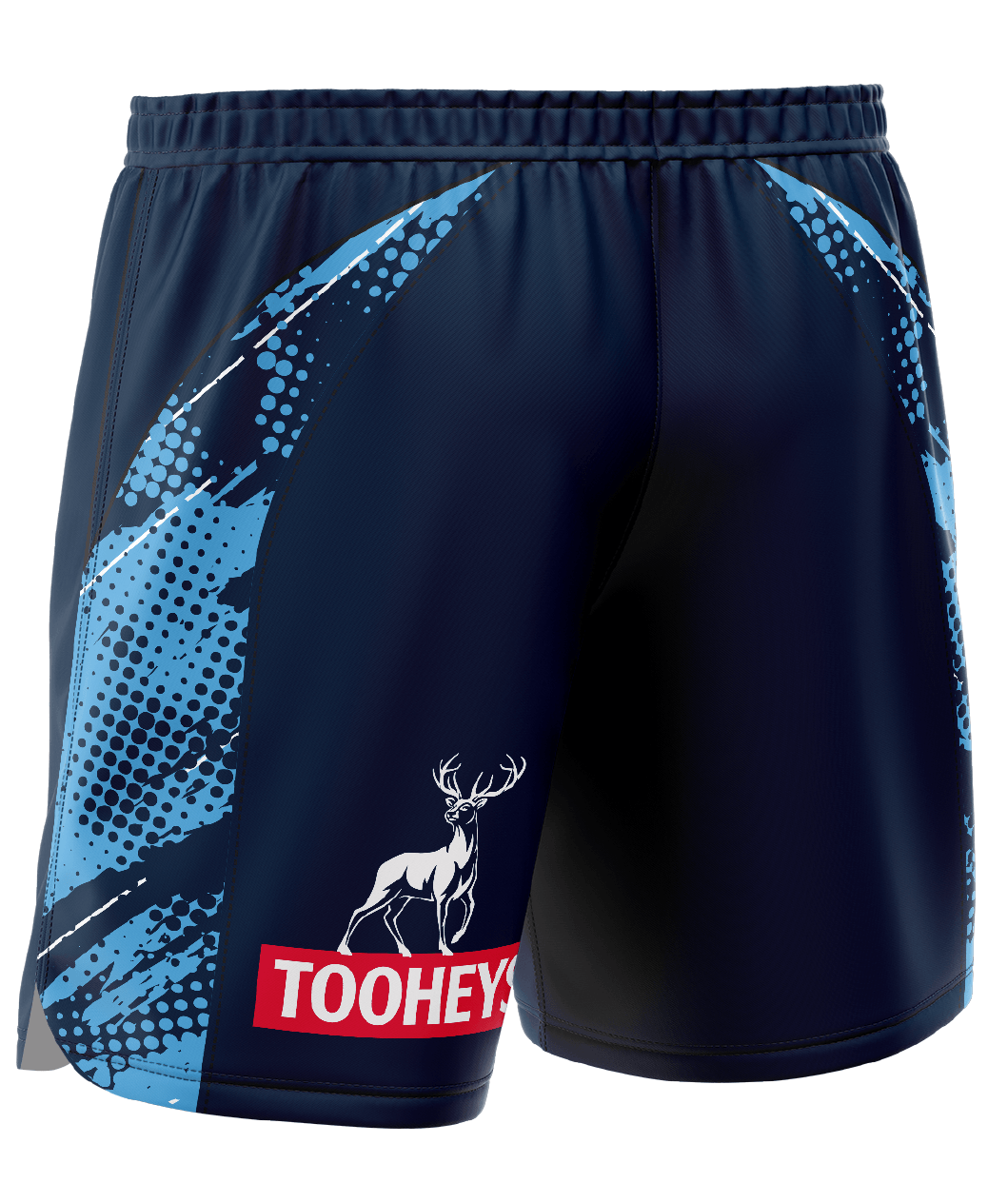 BANGER- SHORTS (NAVY/SKY BLUE)