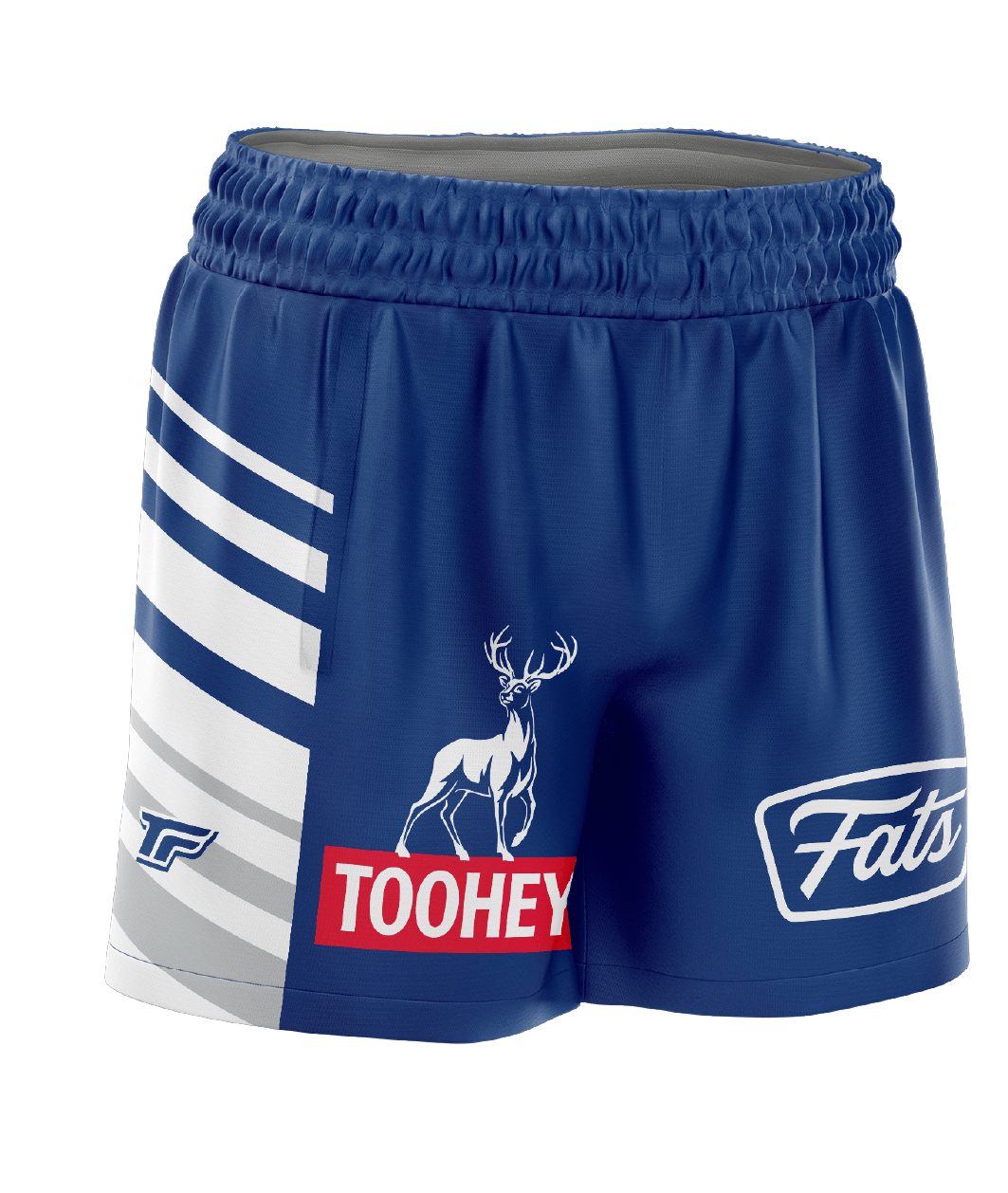 DOGGIES- FOOTY SHORTS- WITH ZIP SIDE POCKETS