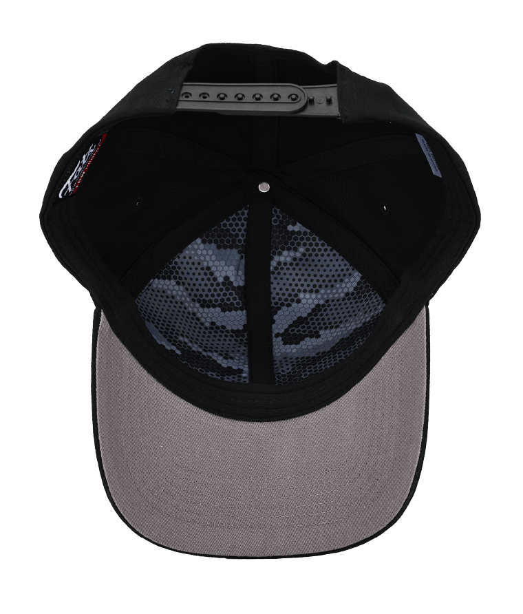 EDDIE (BLACK)- 6 PANEL- LOW PROFILE
