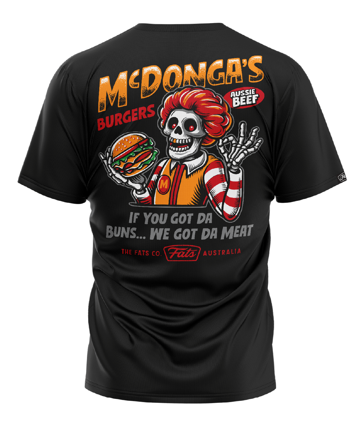 McDONGA'S- TEE- BLACK