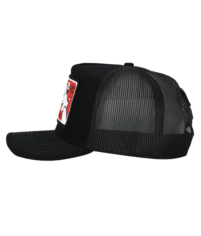 SCRATCH MY BOX (ALL BLACK)- HIGH PROFILE TRUCKER