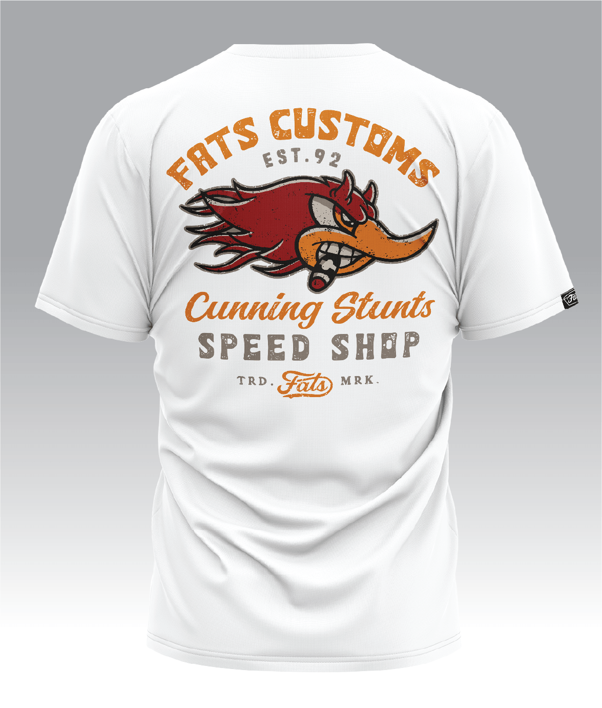 SPEED SHOP- TEE- WHITE