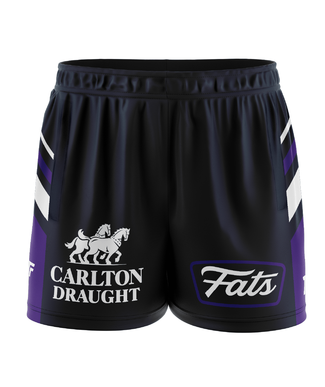 THUNDERSTORM- FOOTY SHORTS- WITH ZIP SIDE POCKETS