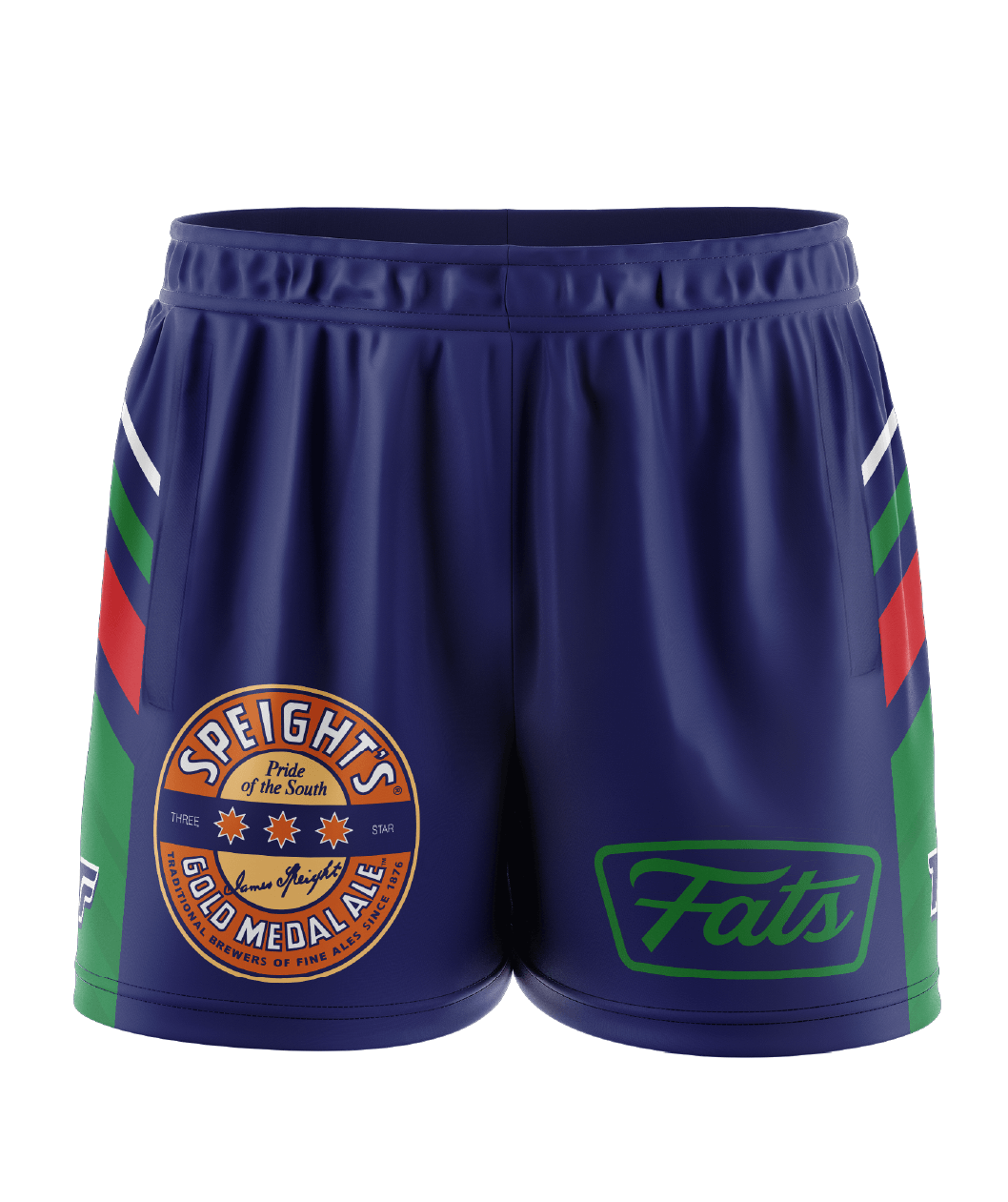WAHS- FOOTY SHORTS- WITH ZIP SIDE POCKETS
