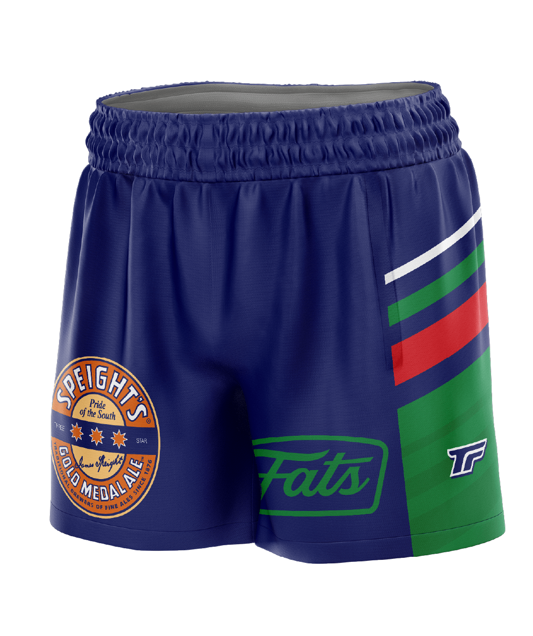 WAHS- FOOTY SHORTS- WITH ZIP SIDE POCKETS