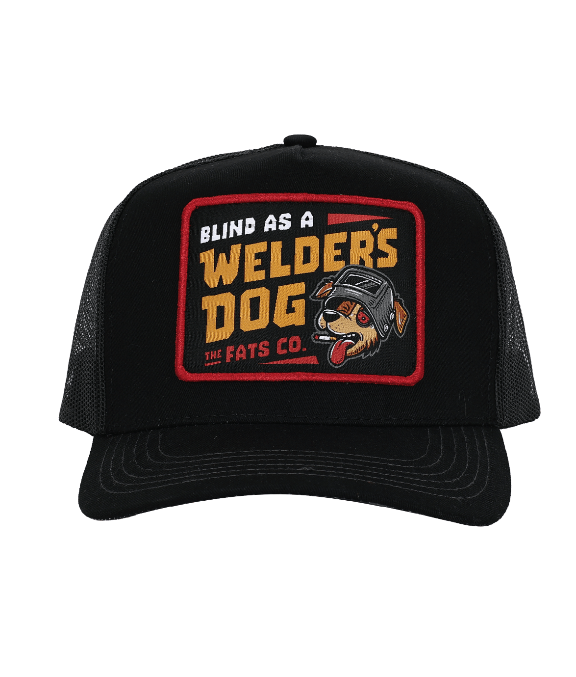 WELDER'S DOG V2 (ALL BLACK)- HIGH PROFILE TRUCKER