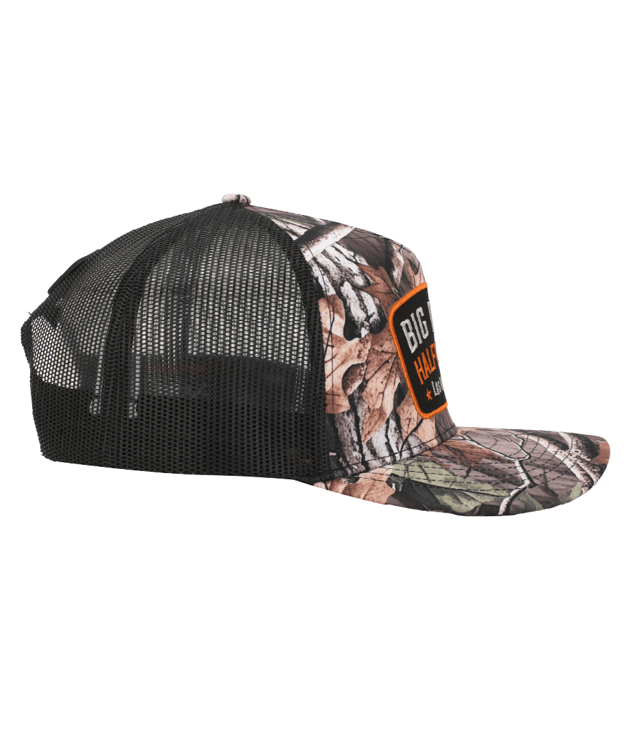 BIG DICK'S CAMO- TRUCKER CAP- MID PROFILE