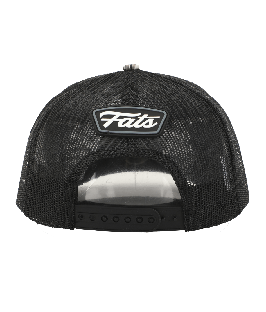 SHOOTER (INDIGO/BLACK)- TRUCKER CAP- MID PROFILE