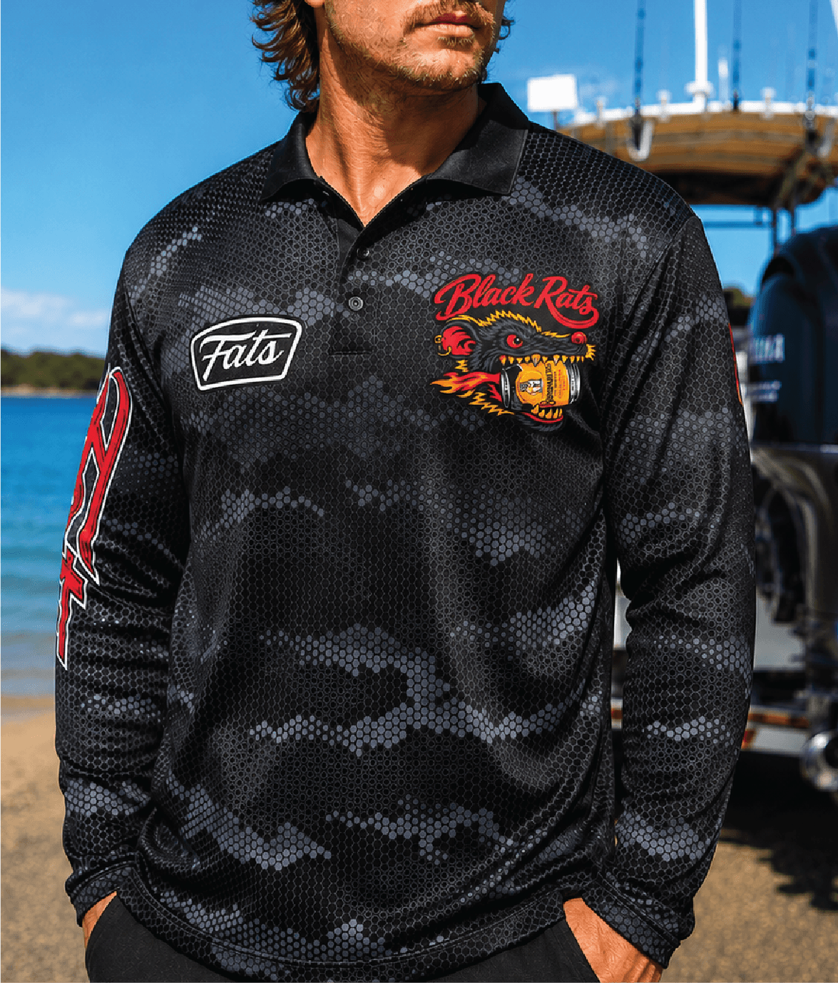 BLACK RATS- FISHING SHIRT