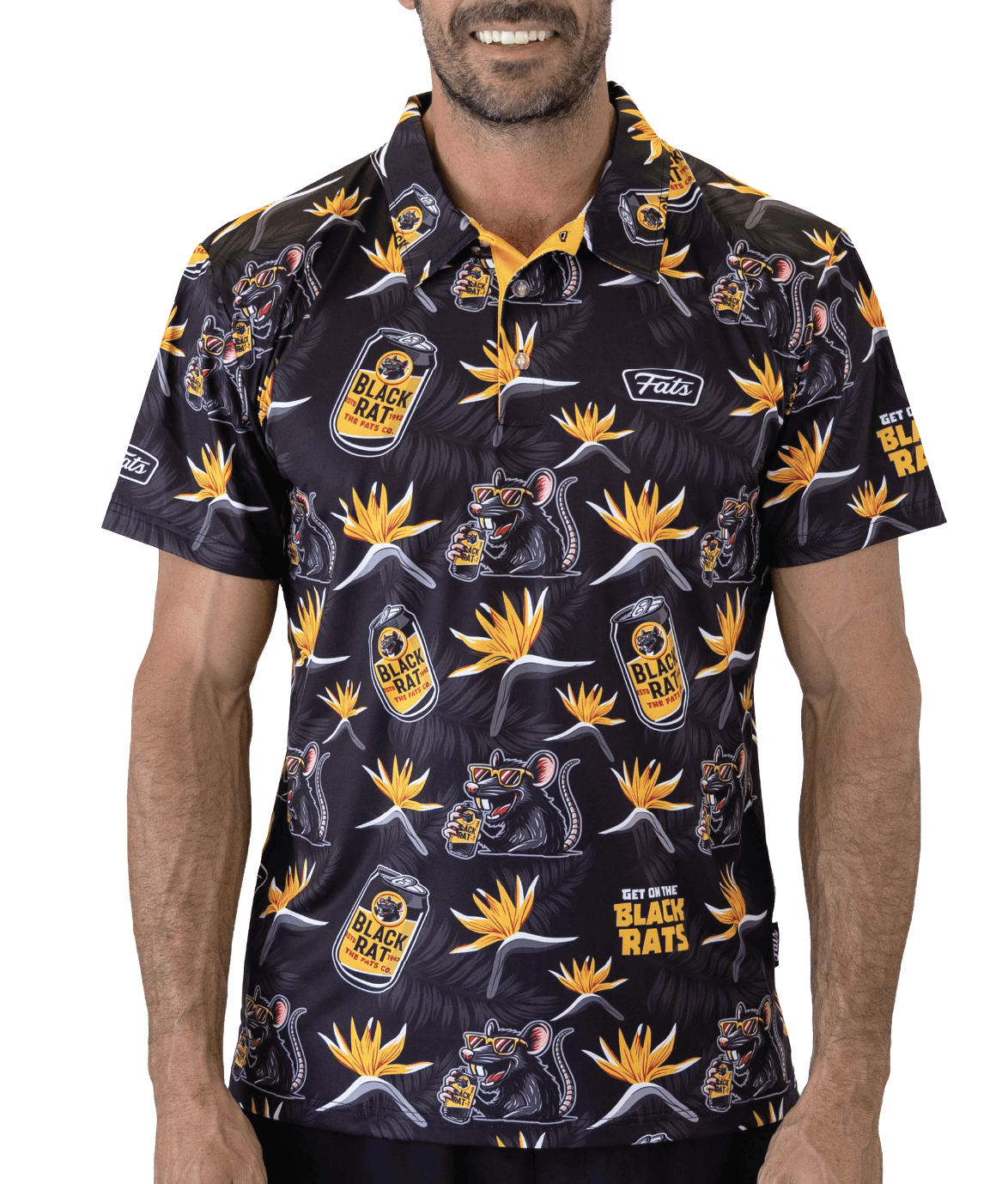 BLACK RATS- GOLF POLO (BLACK)