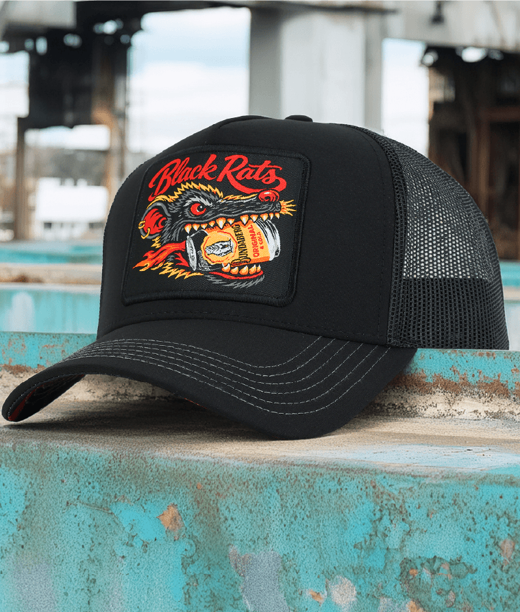 BLACK RATS V2- TRUCKER CAP- MID PROFILE
