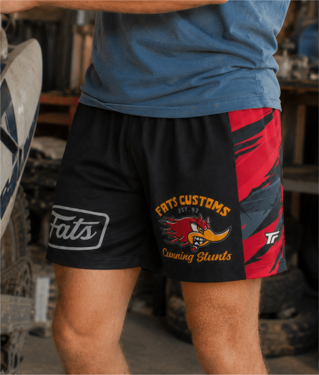 CUNNING STUNTS- FOOTY SHORTS