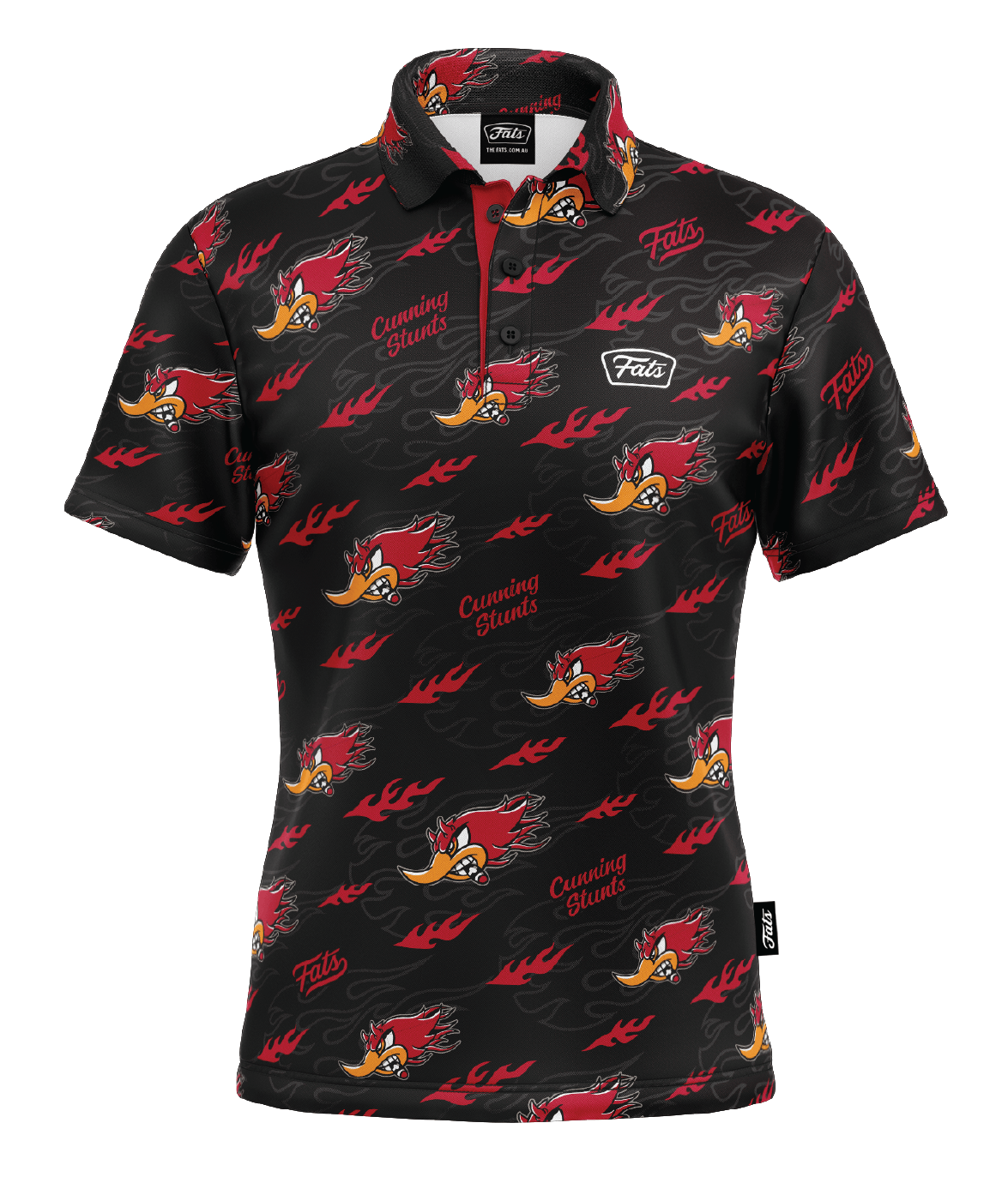 CUNNING STUNTS- GOLF POLO (BLACK)