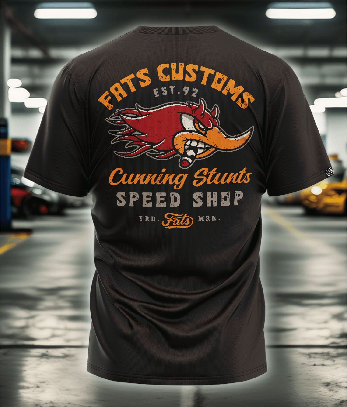 SPEED SHOP- TEE- BLACK