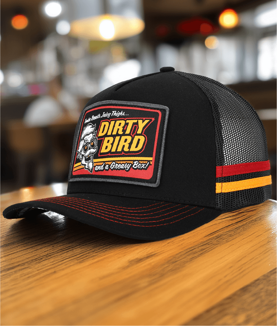 DIRTY BIRD SS- TRUCKER CAP-MID PROFILE