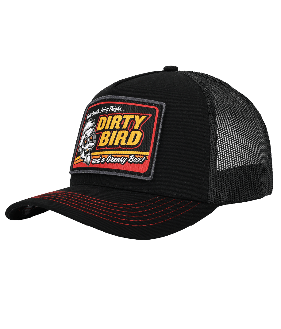 DIRTY BIRD- TRUCKER CAP-MID PROFILE
