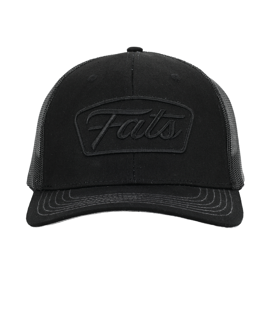 HUMMER- TRUCKER CAP - BLACK/BLACK