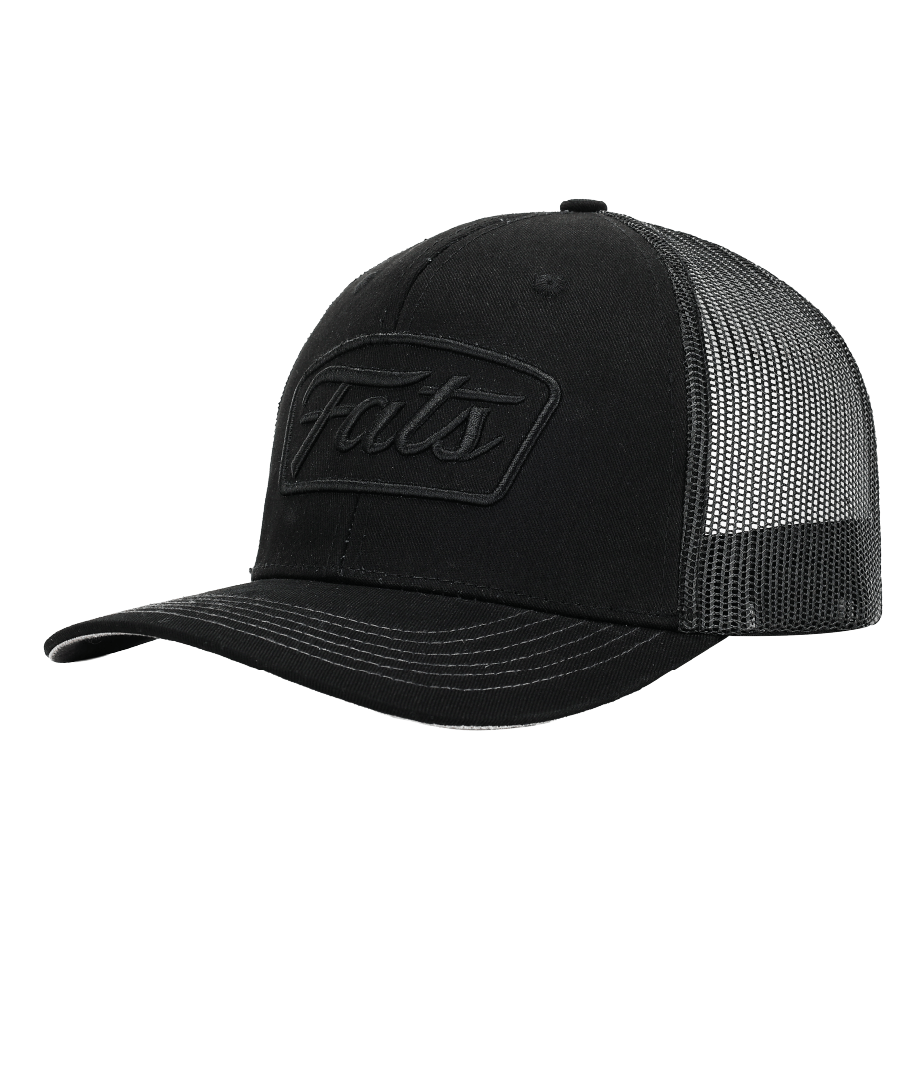 HUMMER- TRUCKER CAP - BLACK/BLACK