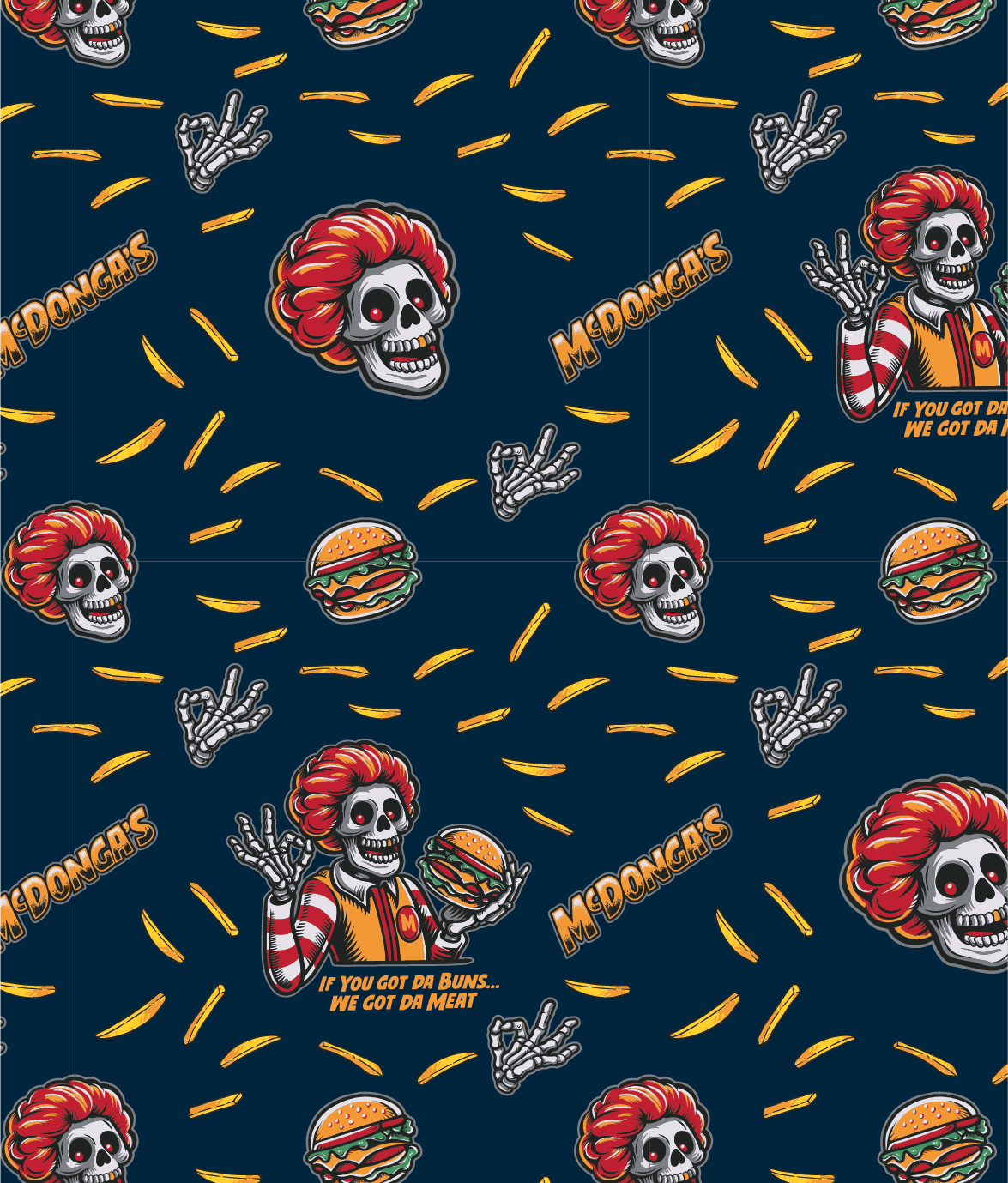 McDONGA'S- GOLF POLO (NAVY)