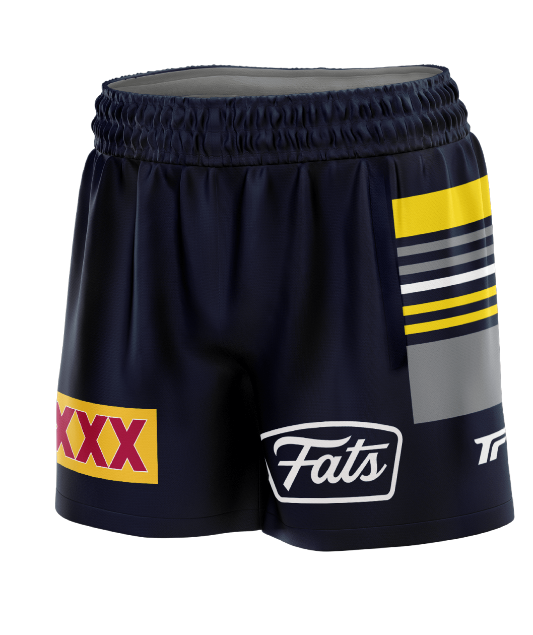 MAD COWS V2- FOOTY SHORTS- WITH ZIP SIDE POCKETS