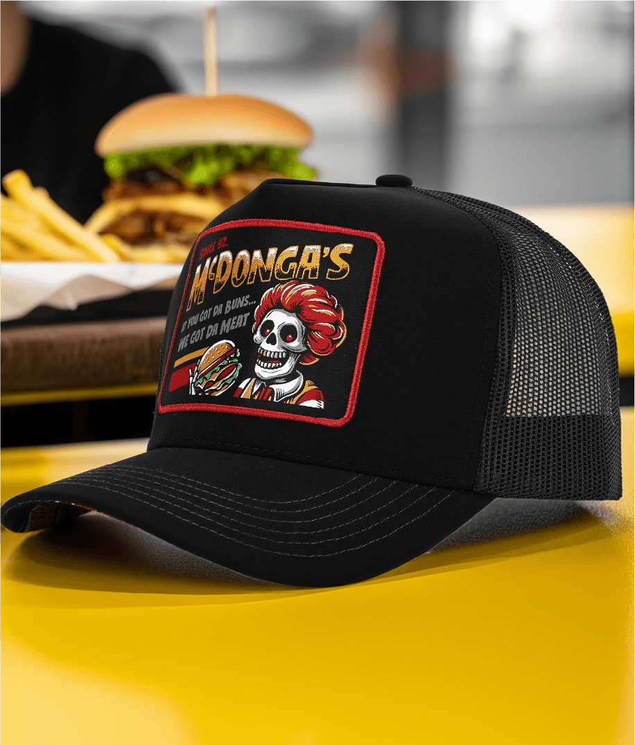 McDONGA'S (ALL BLACK)- HIGH PROFILE TRUCKER