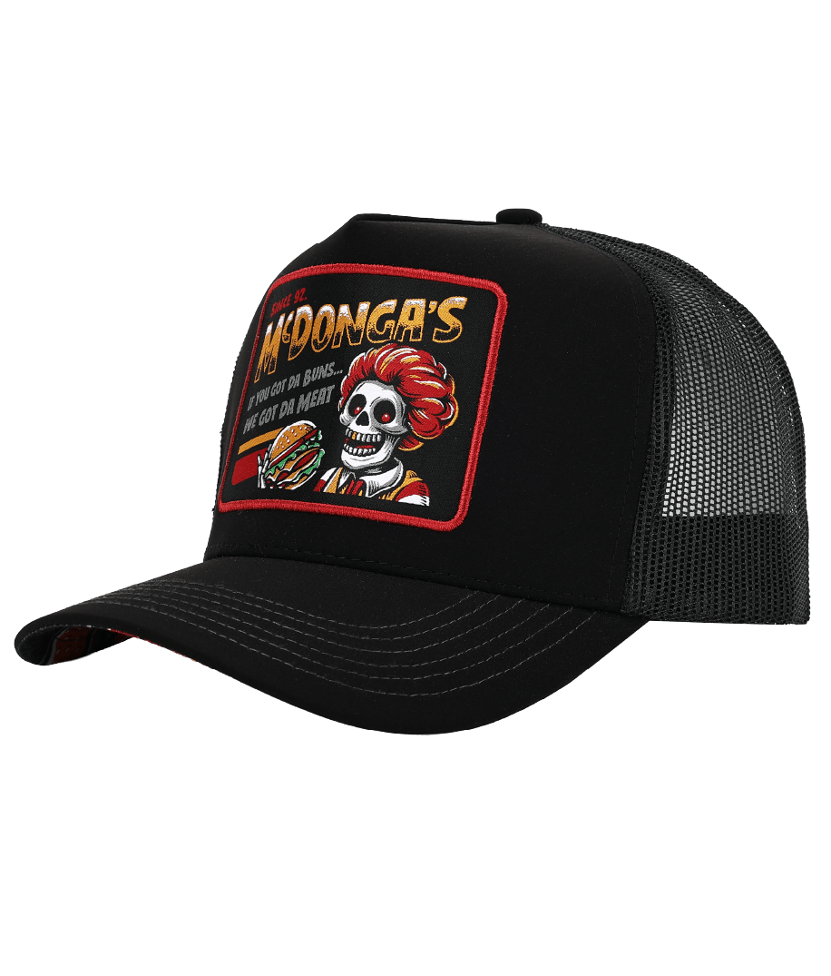McDONGA'S (ALL BLACK)- HIGH PROFILE TRUCKER