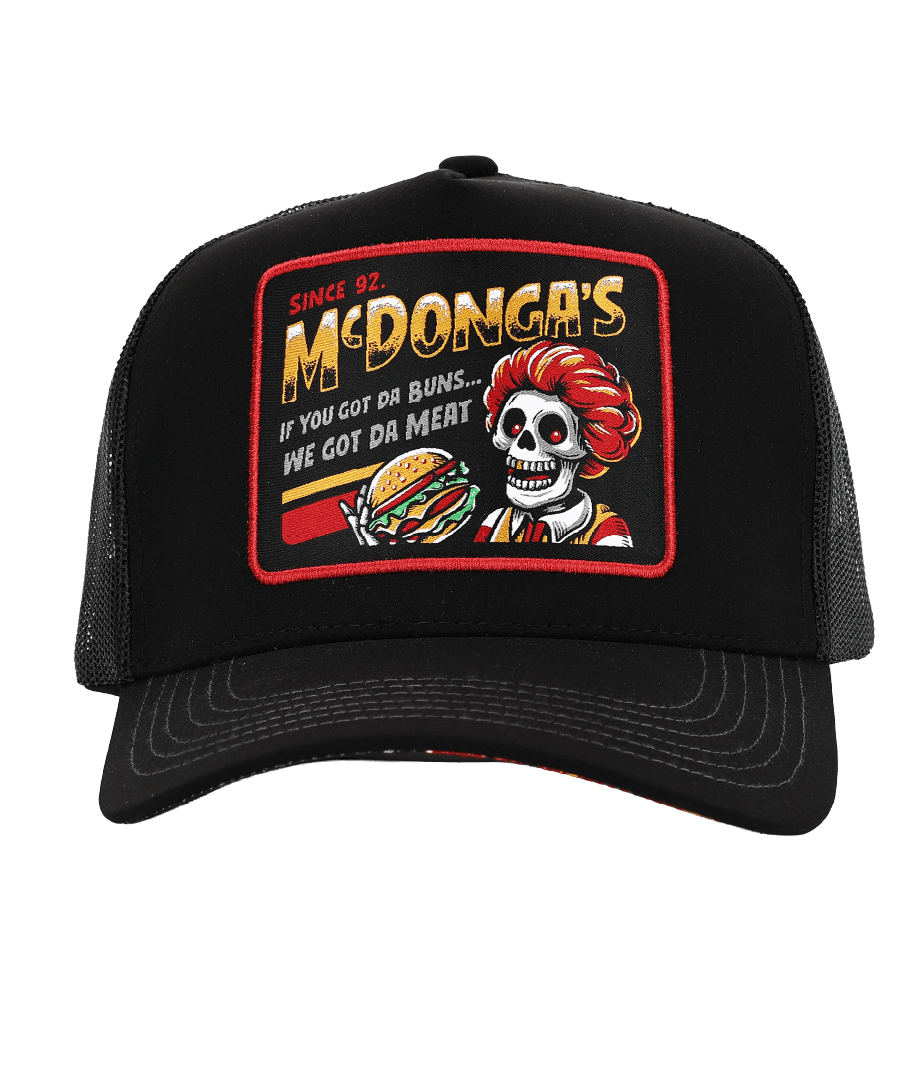 McDONGA'S (ALL BLACK)- HIGH PROFILE TRUCKER