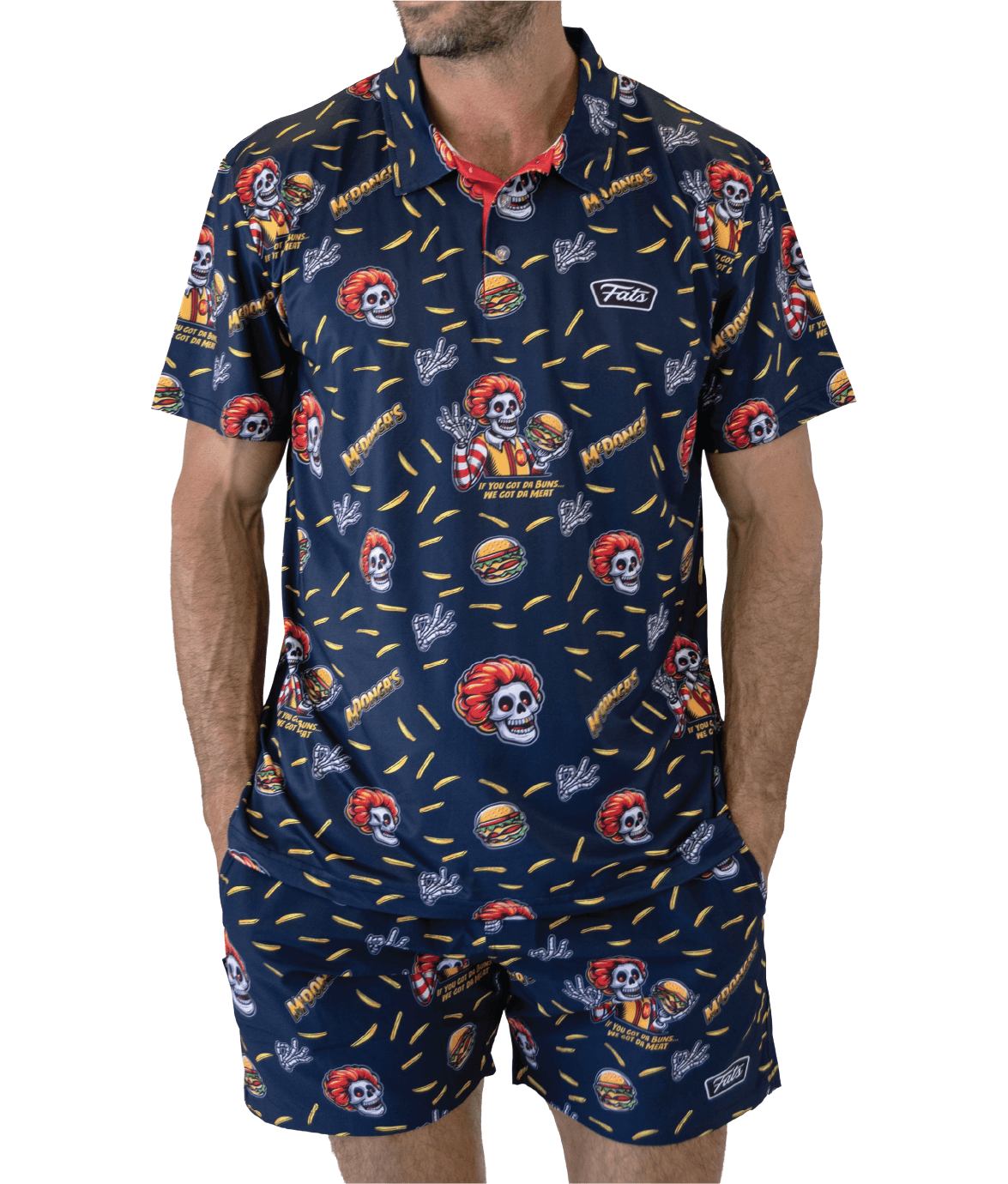 McDONGA'S- GOLF POLO (NAVY)