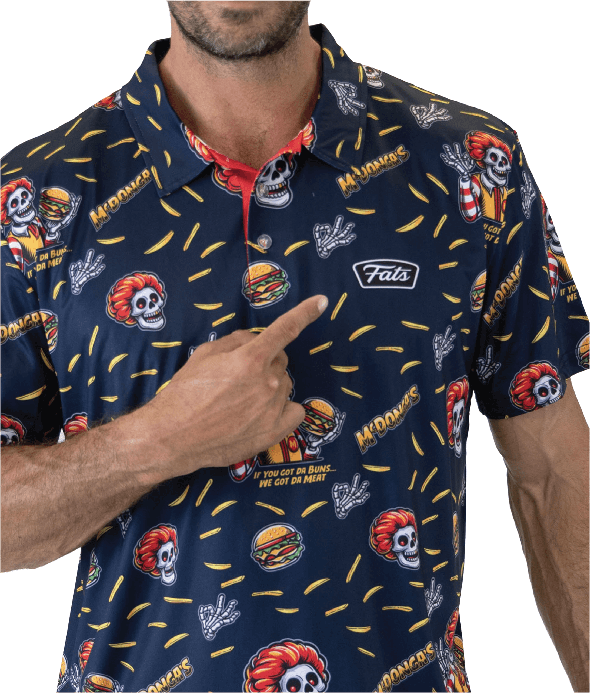 McDONGA'S- GOLF POLO (NAVY)