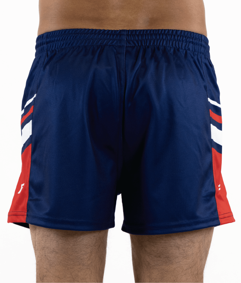 ROOTERS- FOOTY SHORTS (WITH SIDE POCKETS)