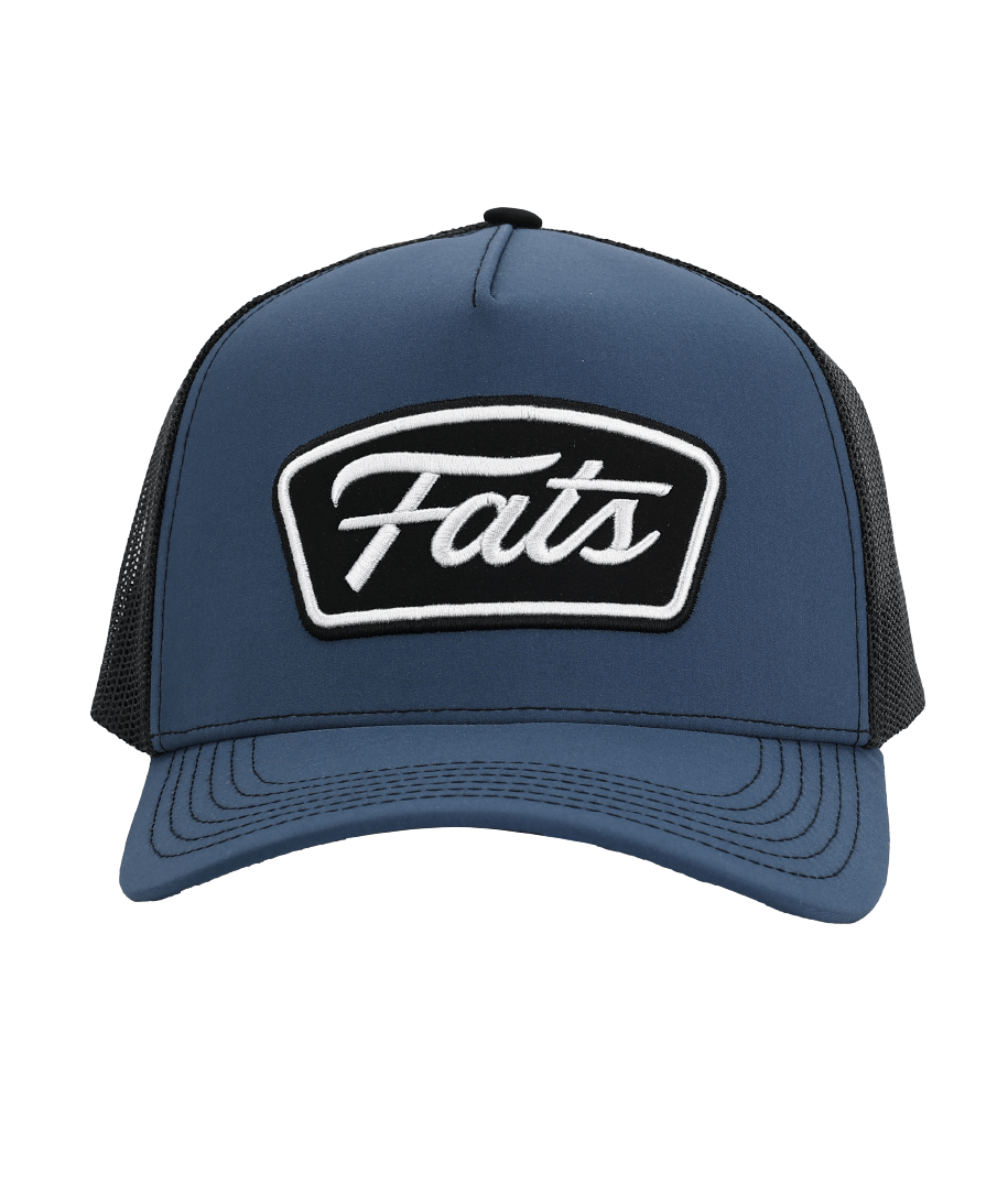 SHOOTER (INDIGO/BLACK)- TRUCKER CAP- MID PROFILE