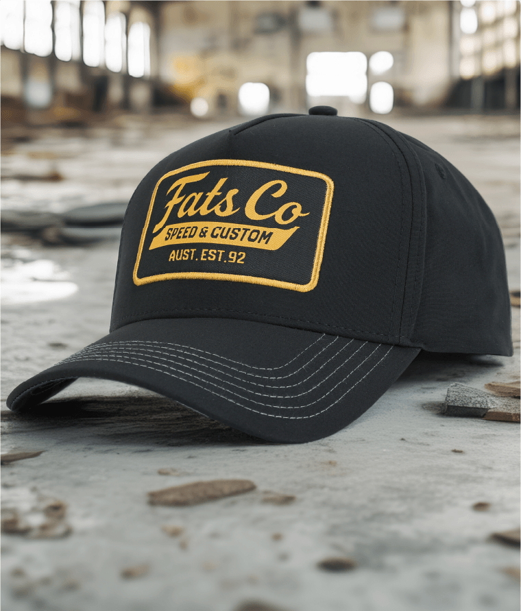 THROTTLE- BASEBALL CAP- MID PROFILE