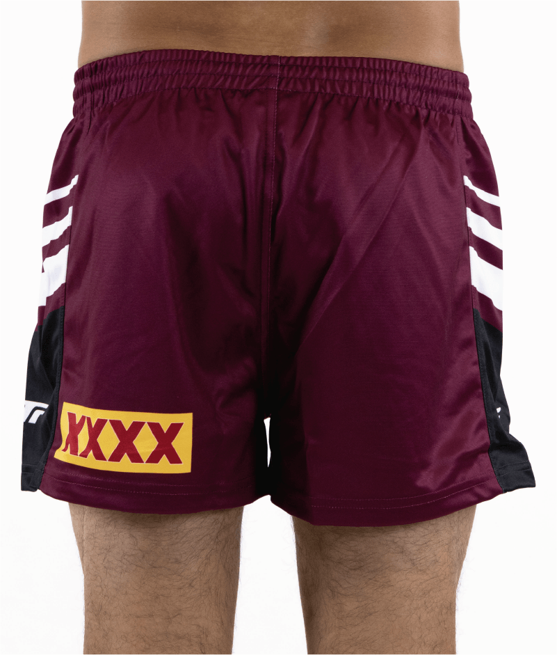 UP NORTH- FOOTY SHORTS- WITH ZIP SIDE POCKETS
