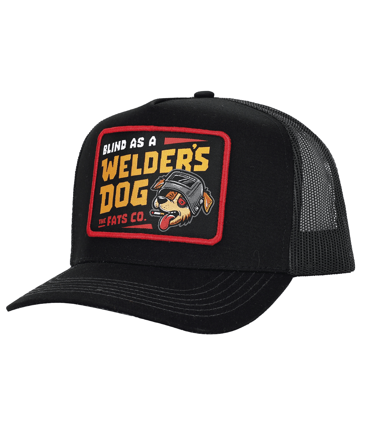 WELDER'S DOG V2 (ALL BLACK)- HIGH PROFILE TRUCKER