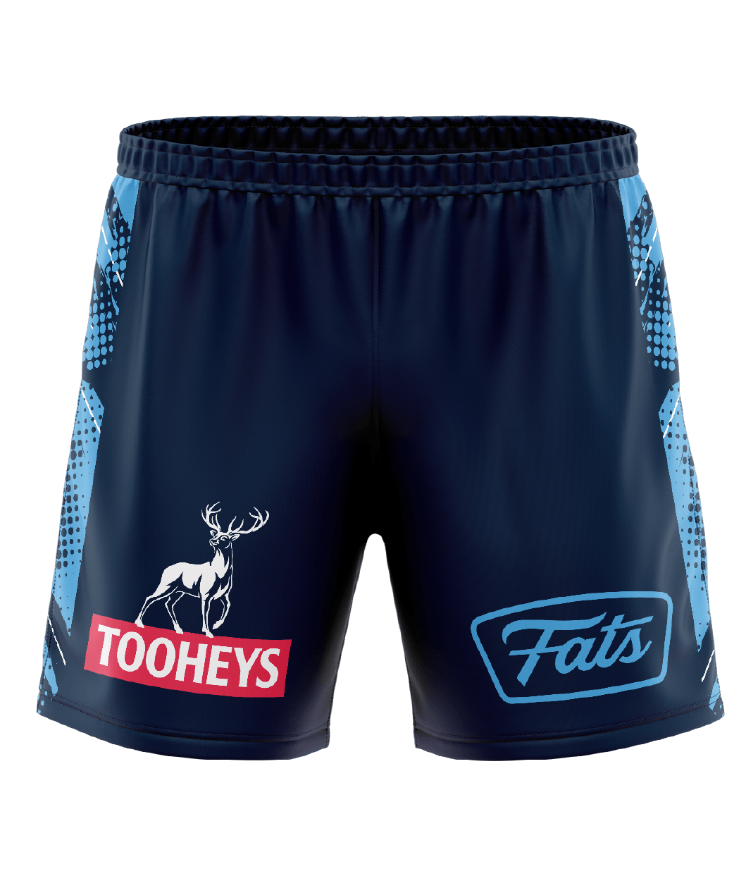 BANGER- SHORTS (NAVY/SKY BLUE)
