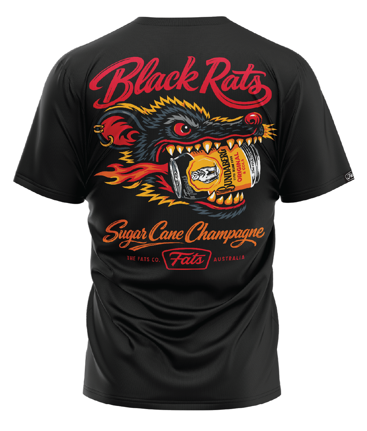BLACK RATS V2- TEE- BLACK