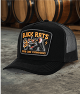BLACK RATS (ALL BLACK)- HIGH PROFILE TRUCKER