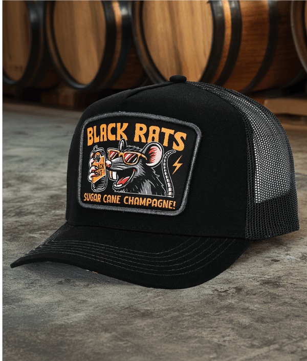 BLACK RATS (ALL BLACK)- HIGH PROFILE TRUCKER