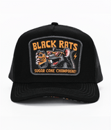BLACK RATS (ALL BLACK)- HIGH PROFILE TRUCKER