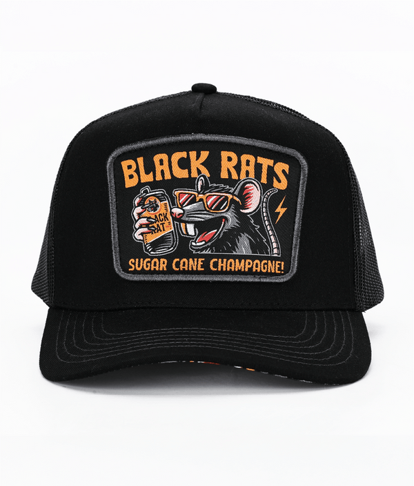 BLACK RATS (ALL BLACK)- HIGH PROFILE TRUCKER