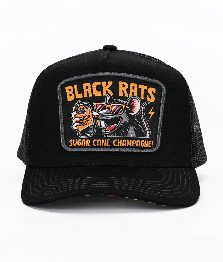 BLACK RATS (ALL BLACK)- HIGH PROFILE TRUCKER