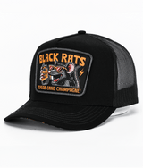BLACK RATS (ALL BLACK)- HIGH PROFILE TRUCKER