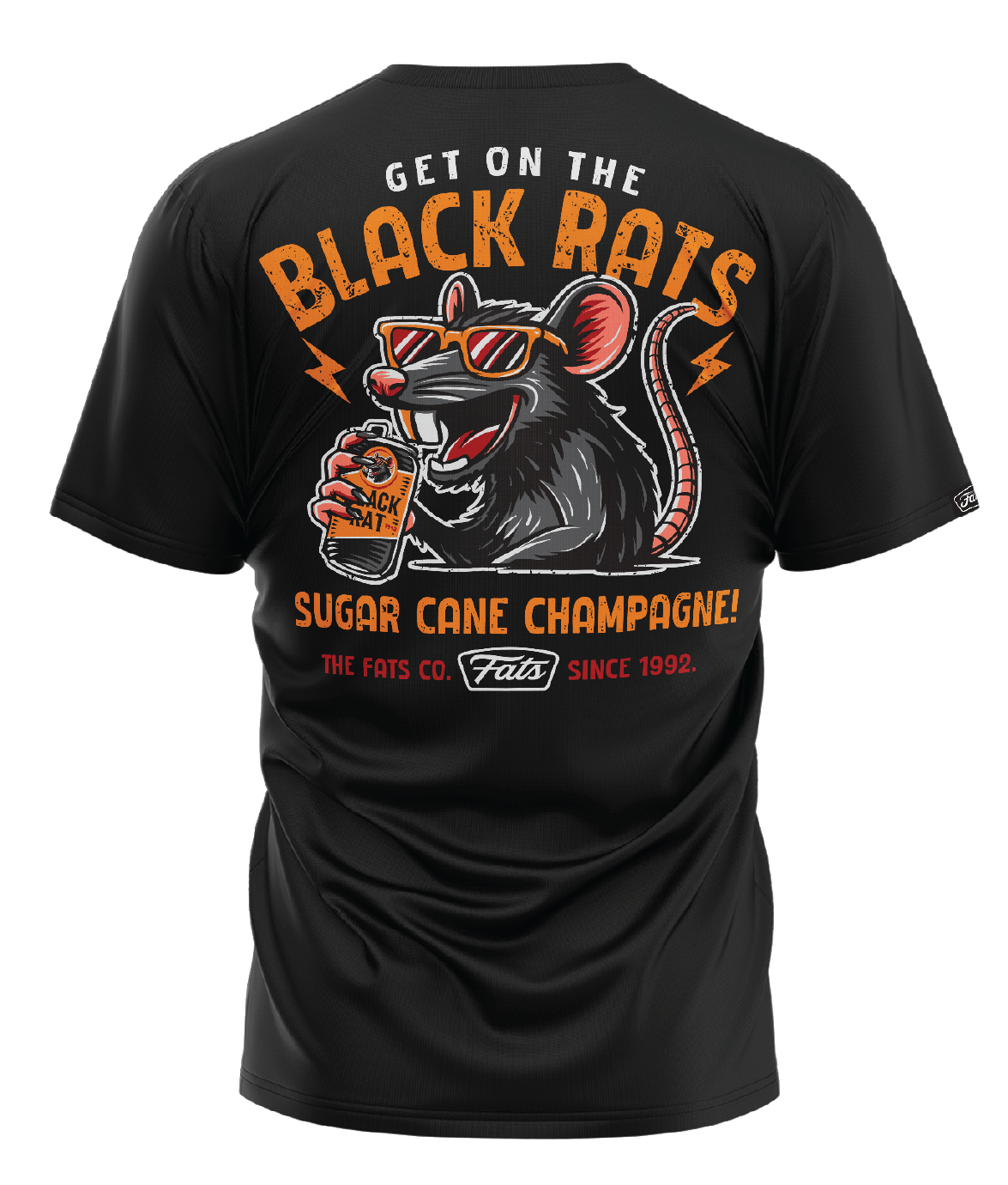 BLACK RATS- TEE- BLACK