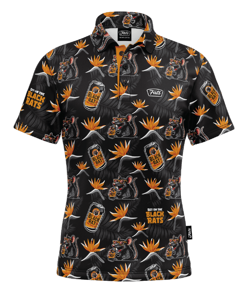 BLACK RATS- GOLF POLO (BLACK)