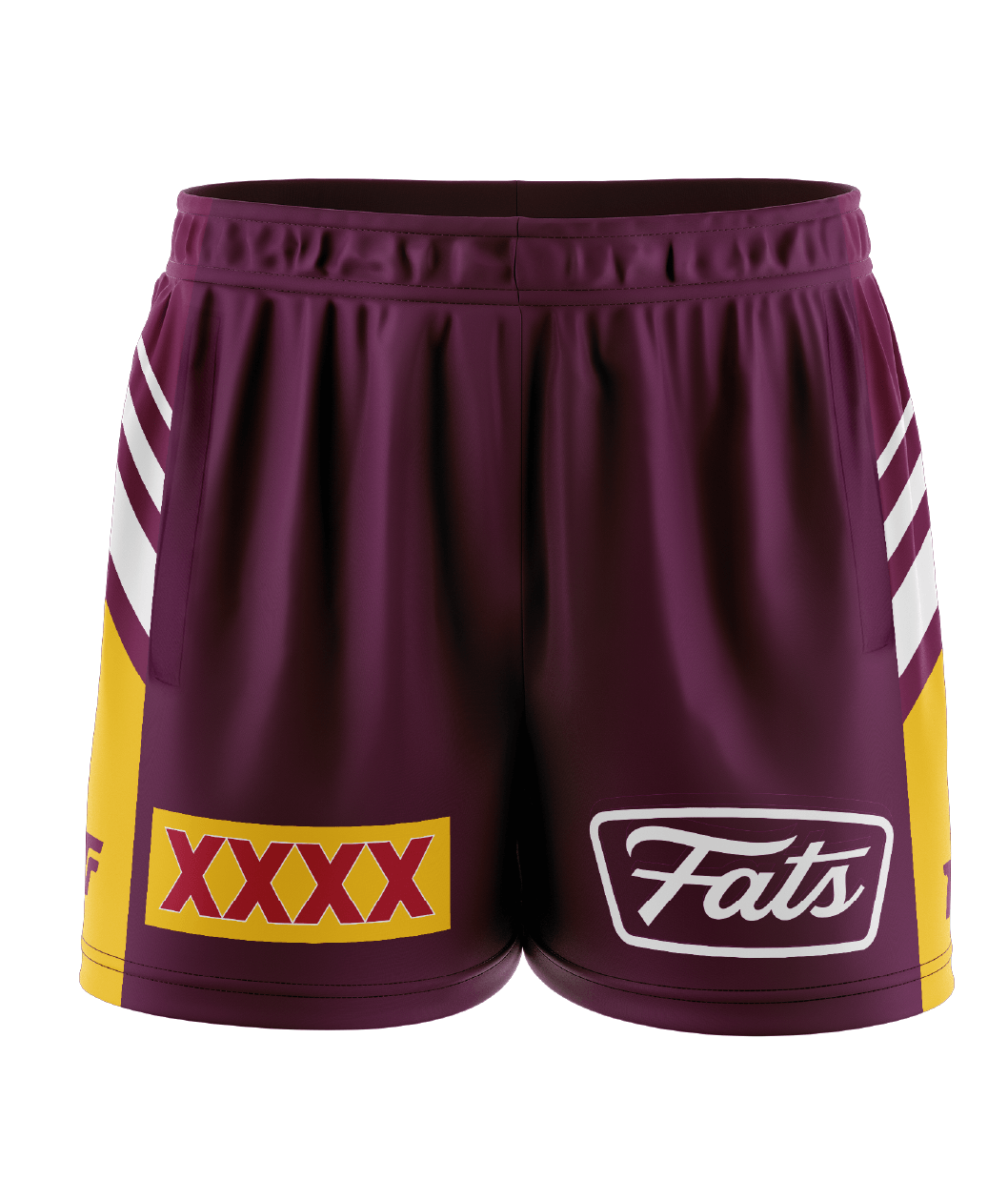 BONGOS- FOOTY SHORTS- WITH ZIP SIDE POCKETS