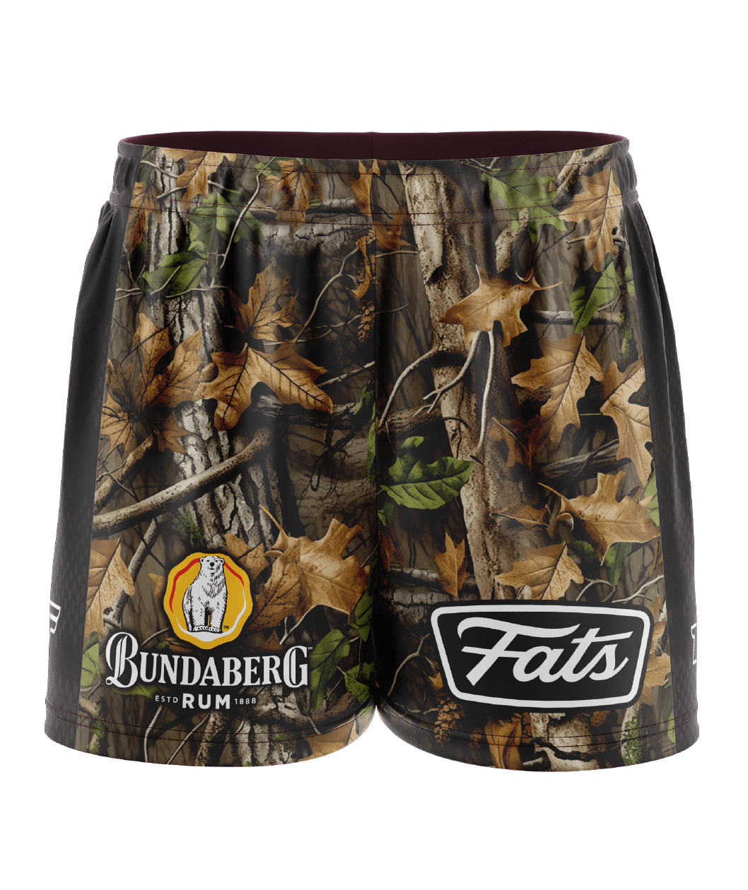 SCRUB BASHER- FOOTY SHORTS- WITH ZIP SIDE POCKETS