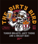 DIRTY BIRD TEE- BLACK