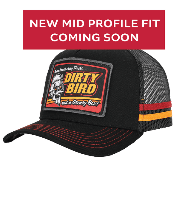 DIRTY BIRD SS- TRUCKER CAP-MID PROFILE