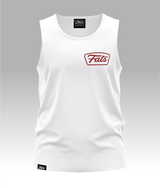 DIRTY BIRD- SINGLET- WHITE