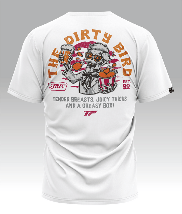 DIRTY BIRD- TEE- WHITE